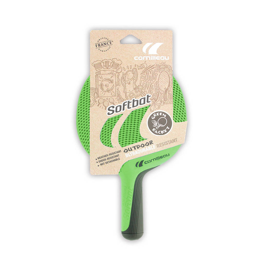 Tafeltennis bat Softbat groen Tafeltennisbat Softbat (groen)