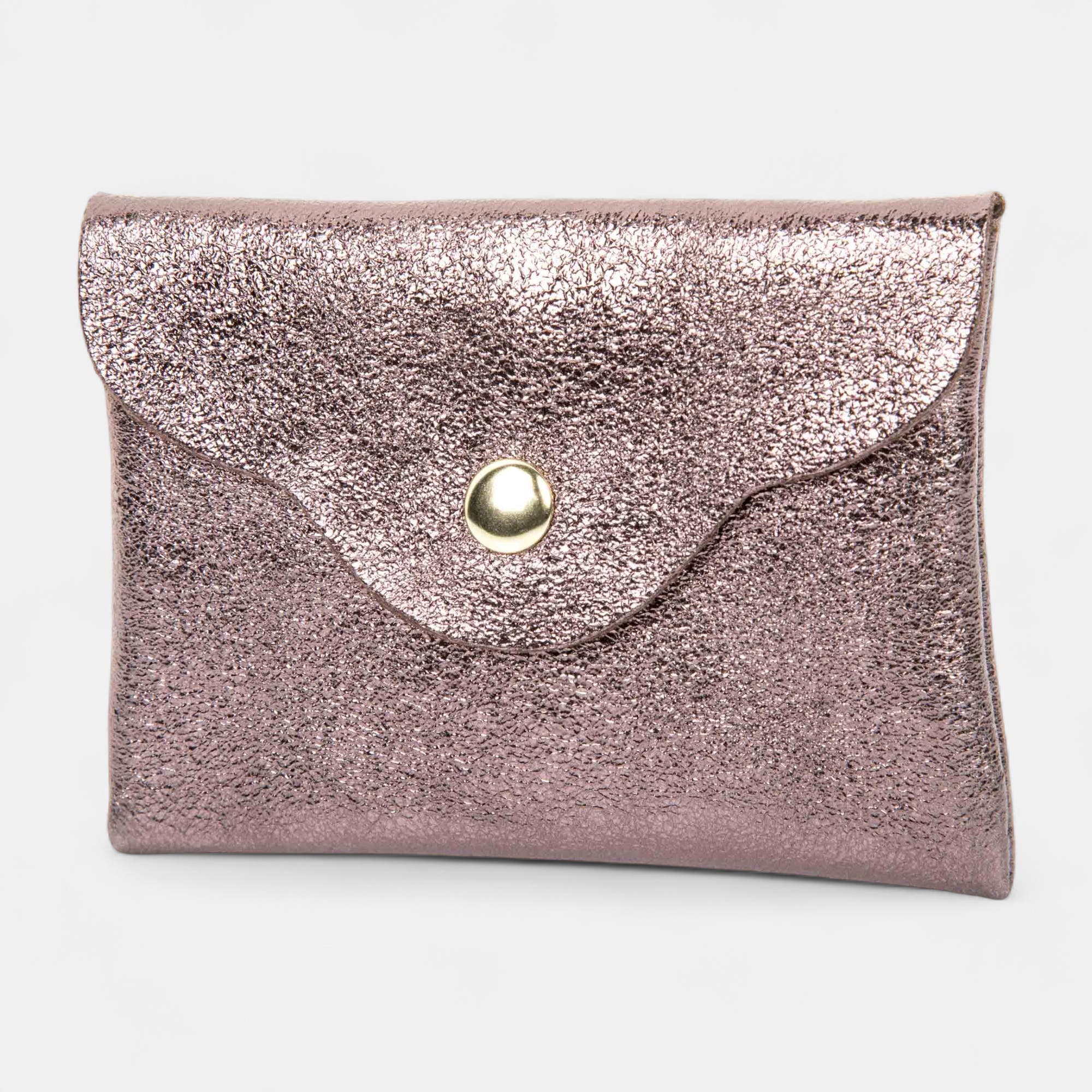 Petite maroquinerie en cuir marron