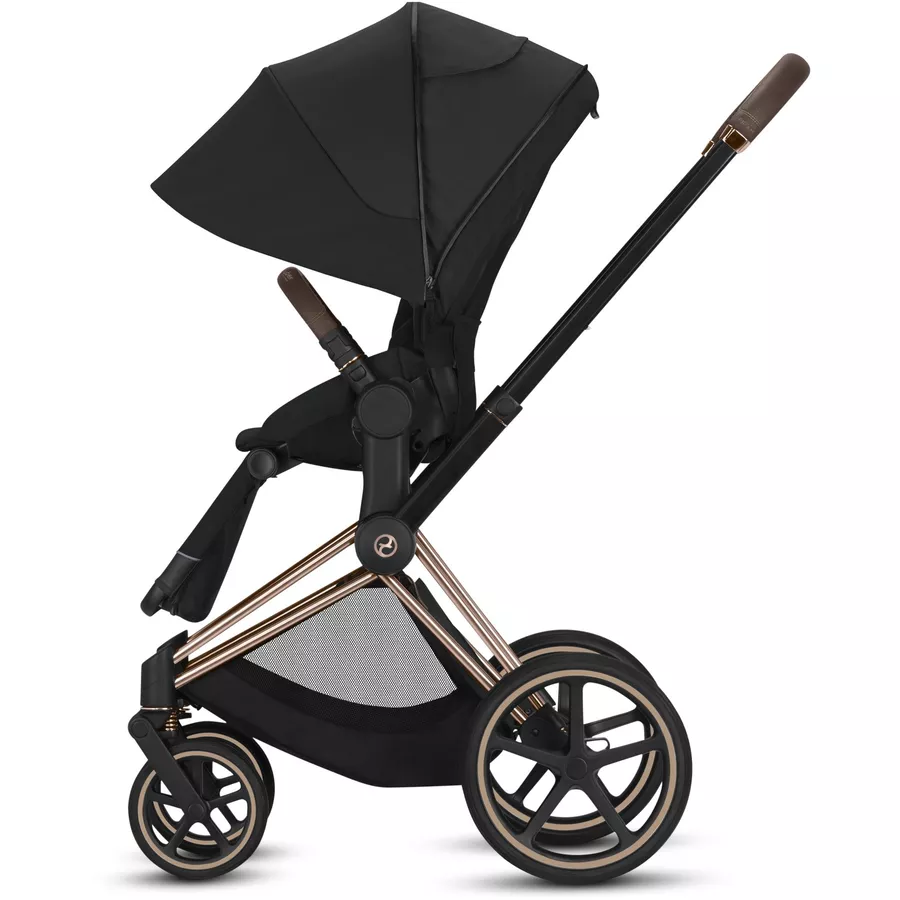 cybex PLATINUM Kombikinderwagen Priam Chrome Brown Nautical Blue