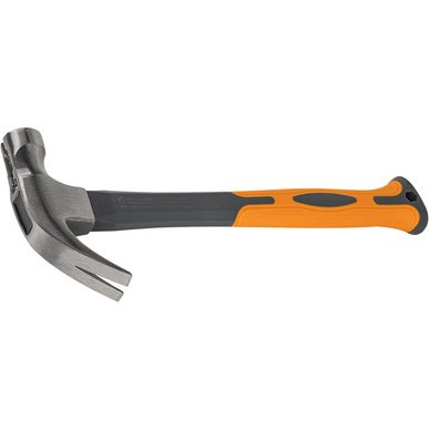 Marteau de charpentier, 450 g, anthracite/orange