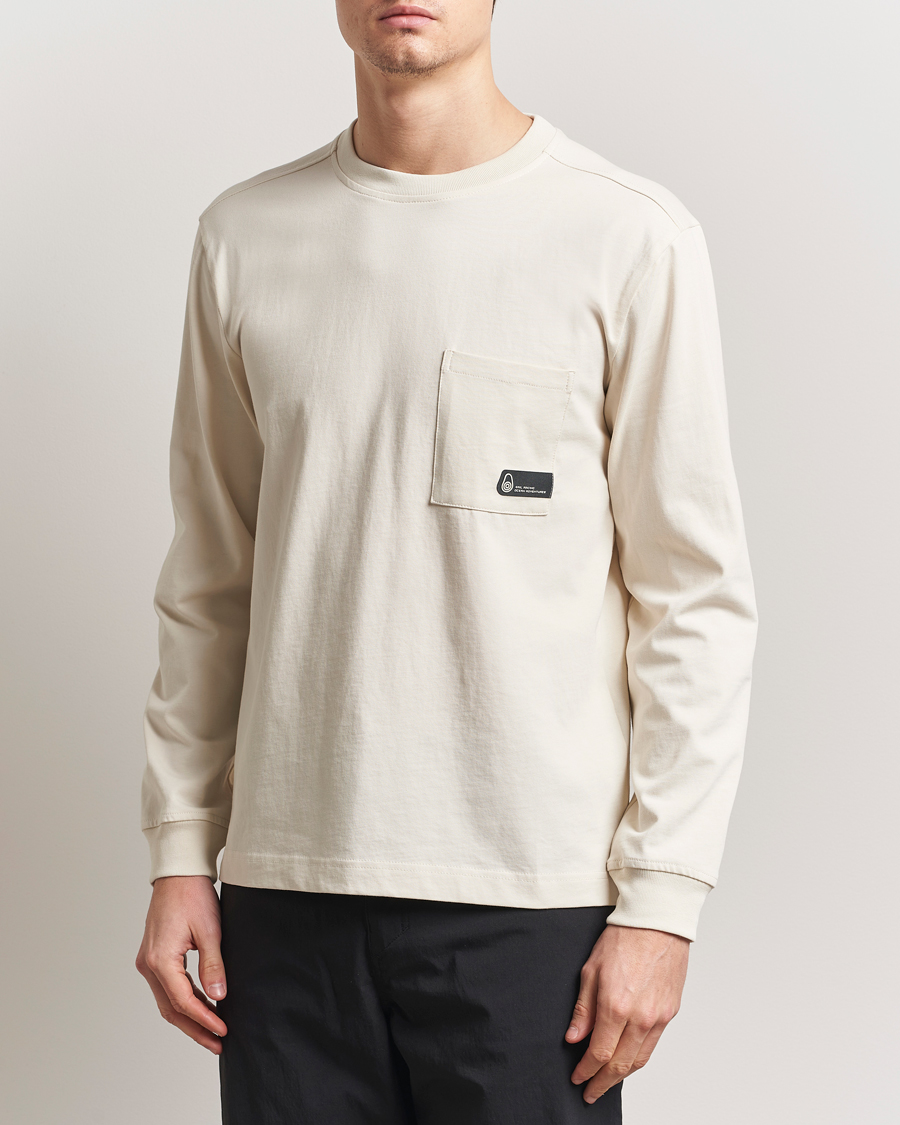 Sail Racing Cyclone Heavy Cotton Long Sleeve T-Shirt Off White