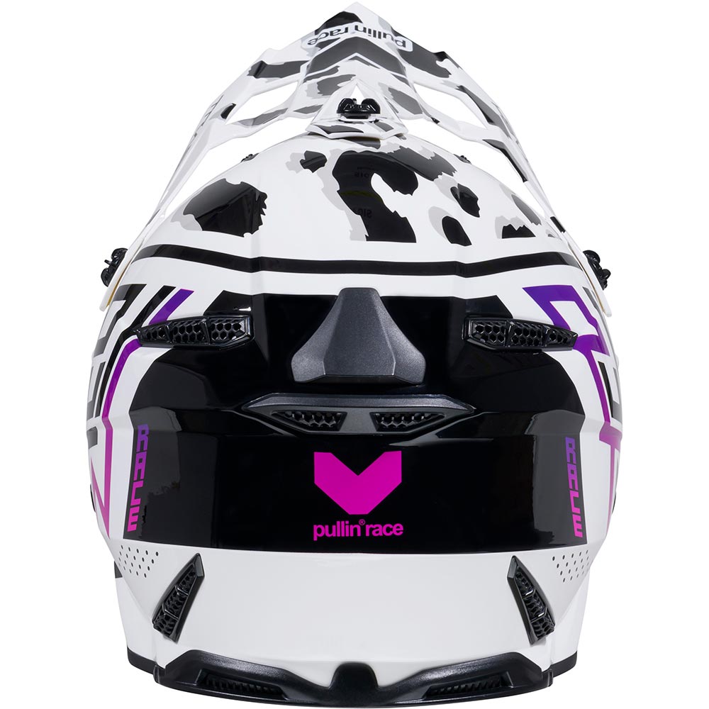 pull-in - Casque Race Blanc / Noir / Violet