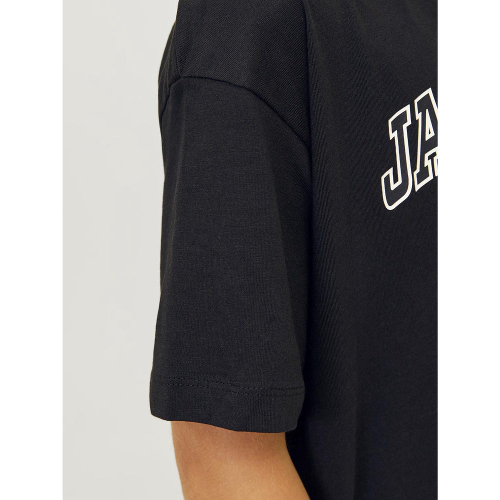Køb Jack & Jones Junior Black Caleb Varsity T-Shirt O-Neck Noos