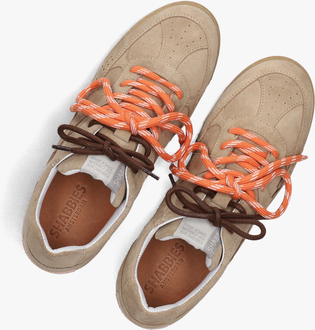 beige shabbies lage sneakers april mina