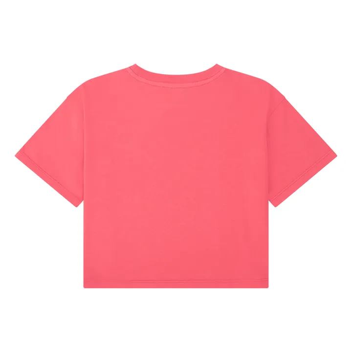 SMALLABLE BASICS T-Shirt Boxy Fille Coton Bio | Corail