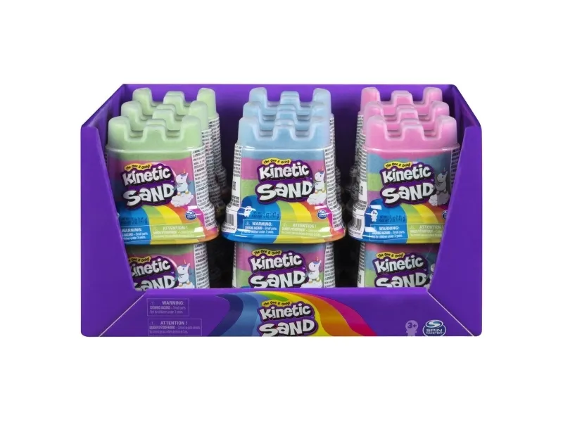Kinetic Sand Rainbow Unicorn Castle - Assorteret