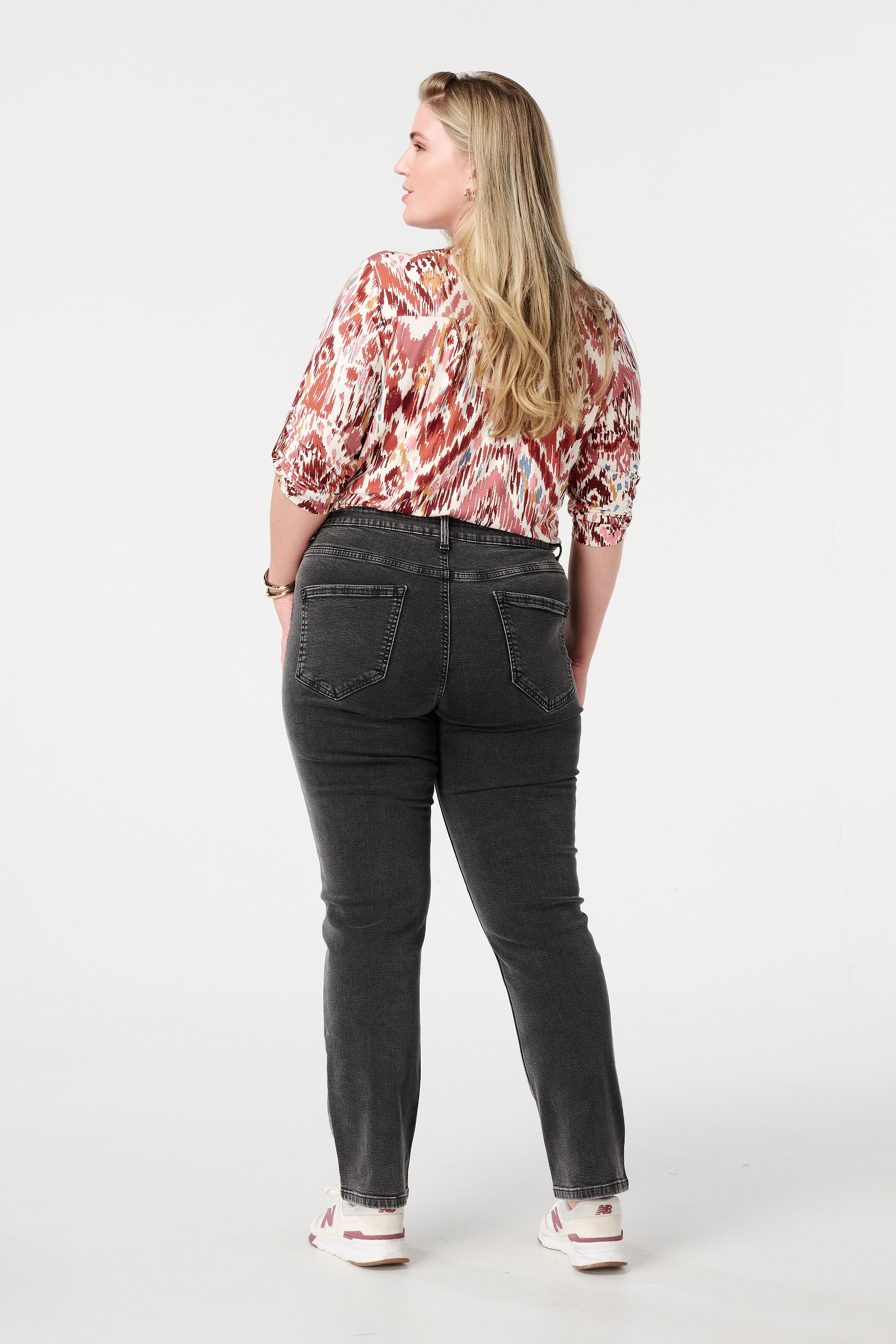 Straight leg jeans LILY Grijs
