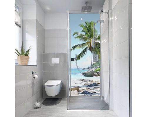 Douche achterwandfolie mySpotti Fresh Seychelles 100 x 255 cm