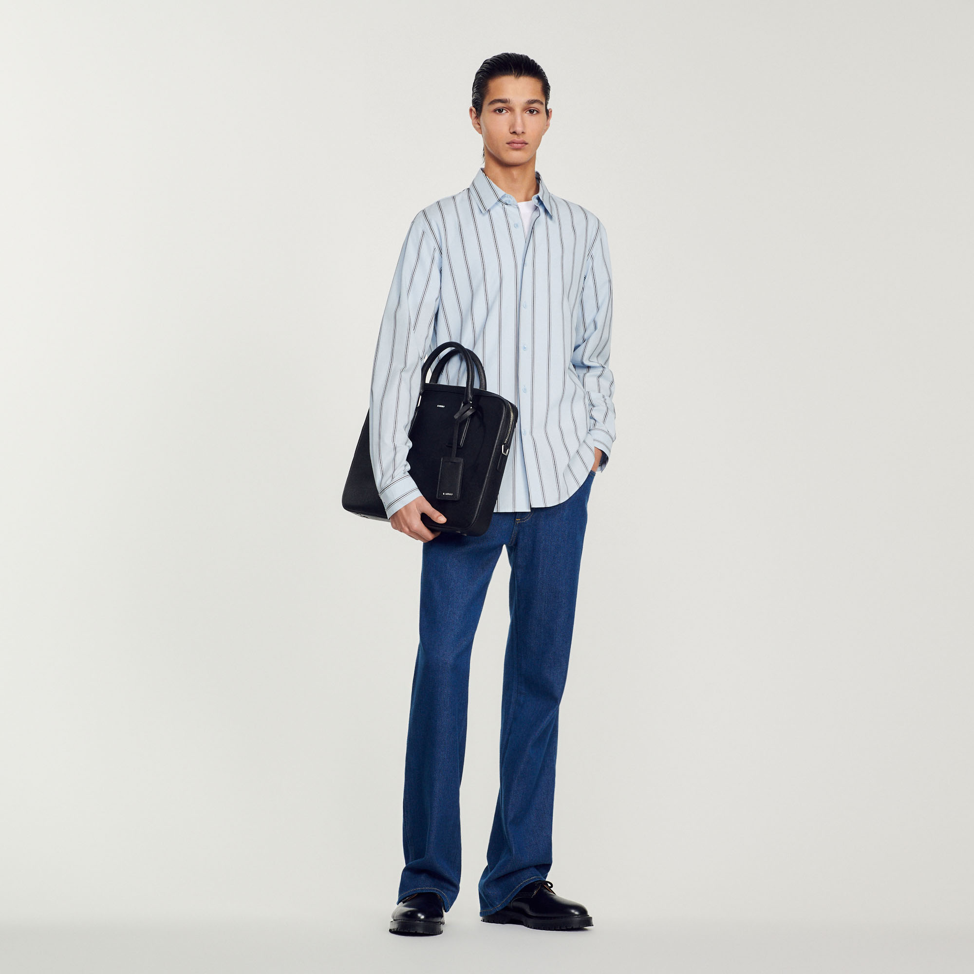 Briefcase en cuir format slim