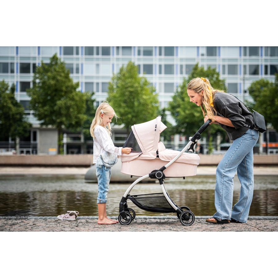 hauck Kinderwagenaufsatz Colibri Melange Rose