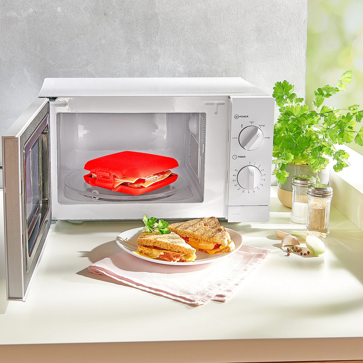 genialo - Mikrowellen-Toaster