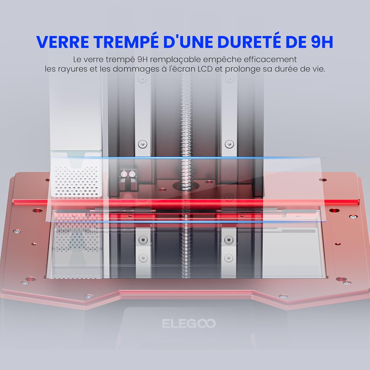 Imprimante 3D ELEGOO Saturn 3 Résine UV MSLA - 218,88 x 122,88 x 250 mm³