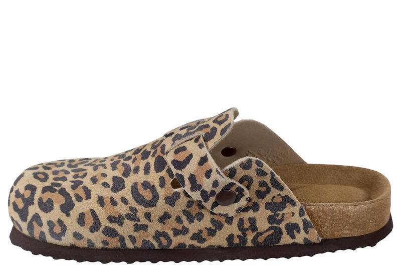 SKVULP SLENTERS I SKIND MED LEOPARD LOOK