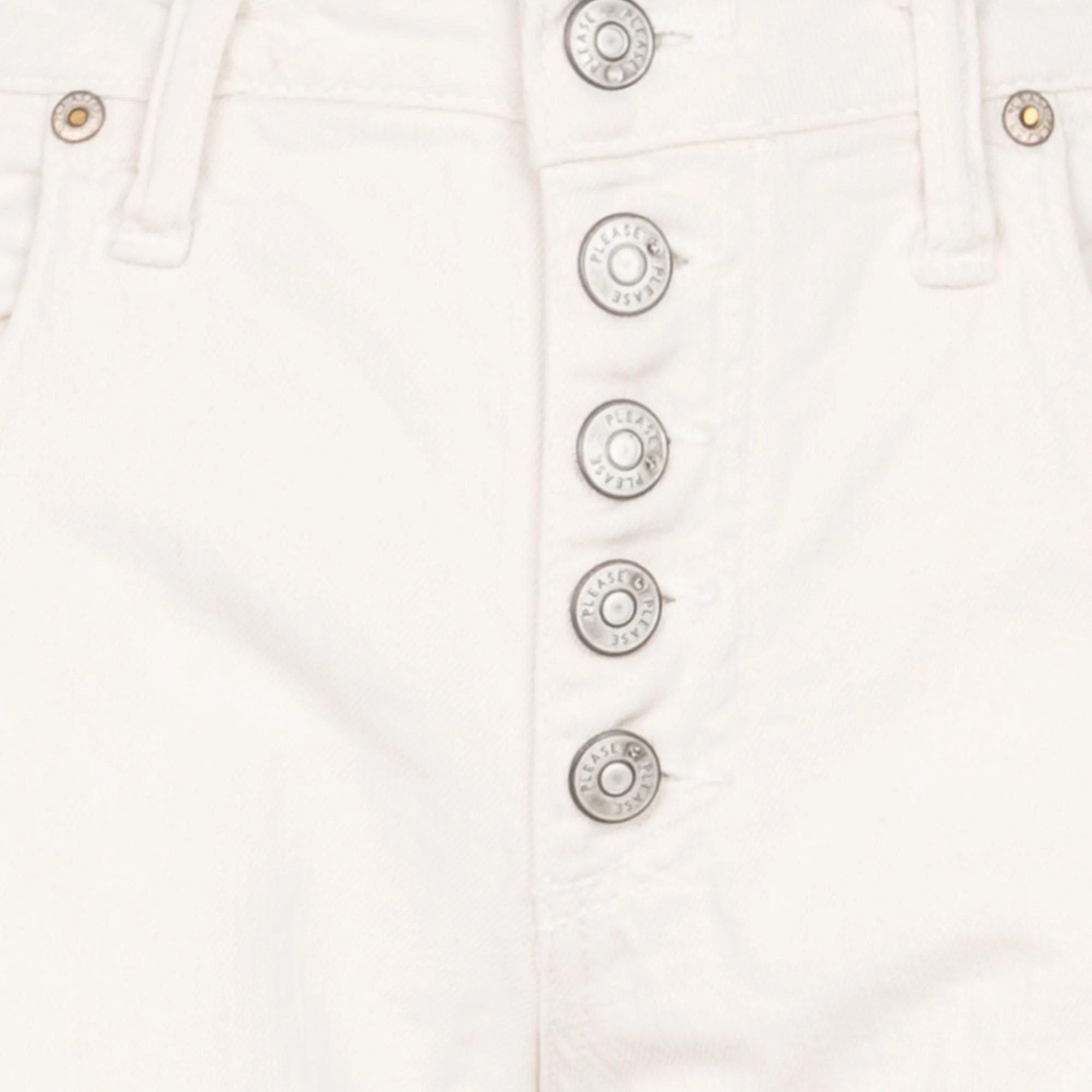 Jean boyfriend taille normale | Blanc