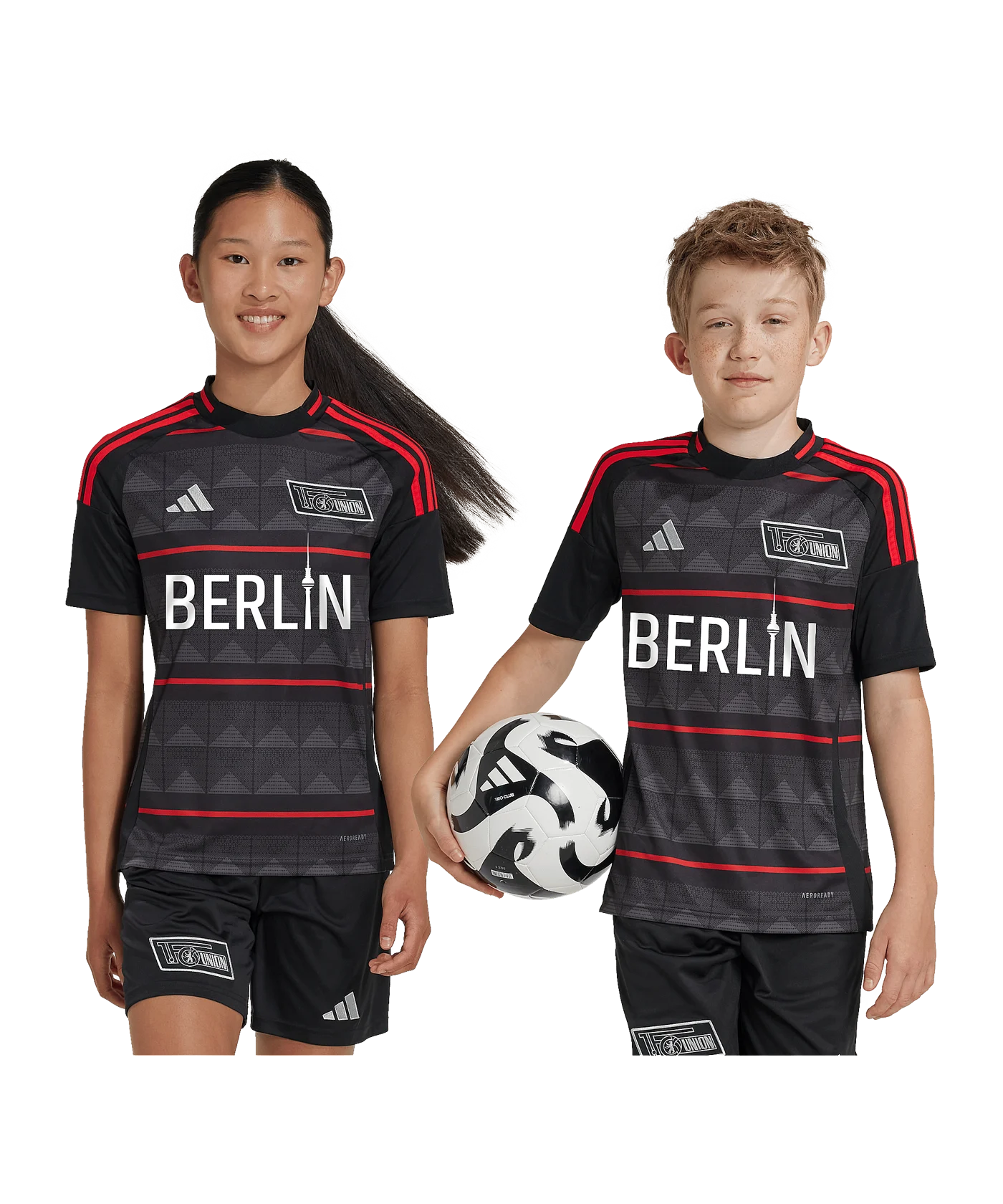 adidas 1. FC Union Berlin Trikot Away 2024/2025 Kids Schwarz