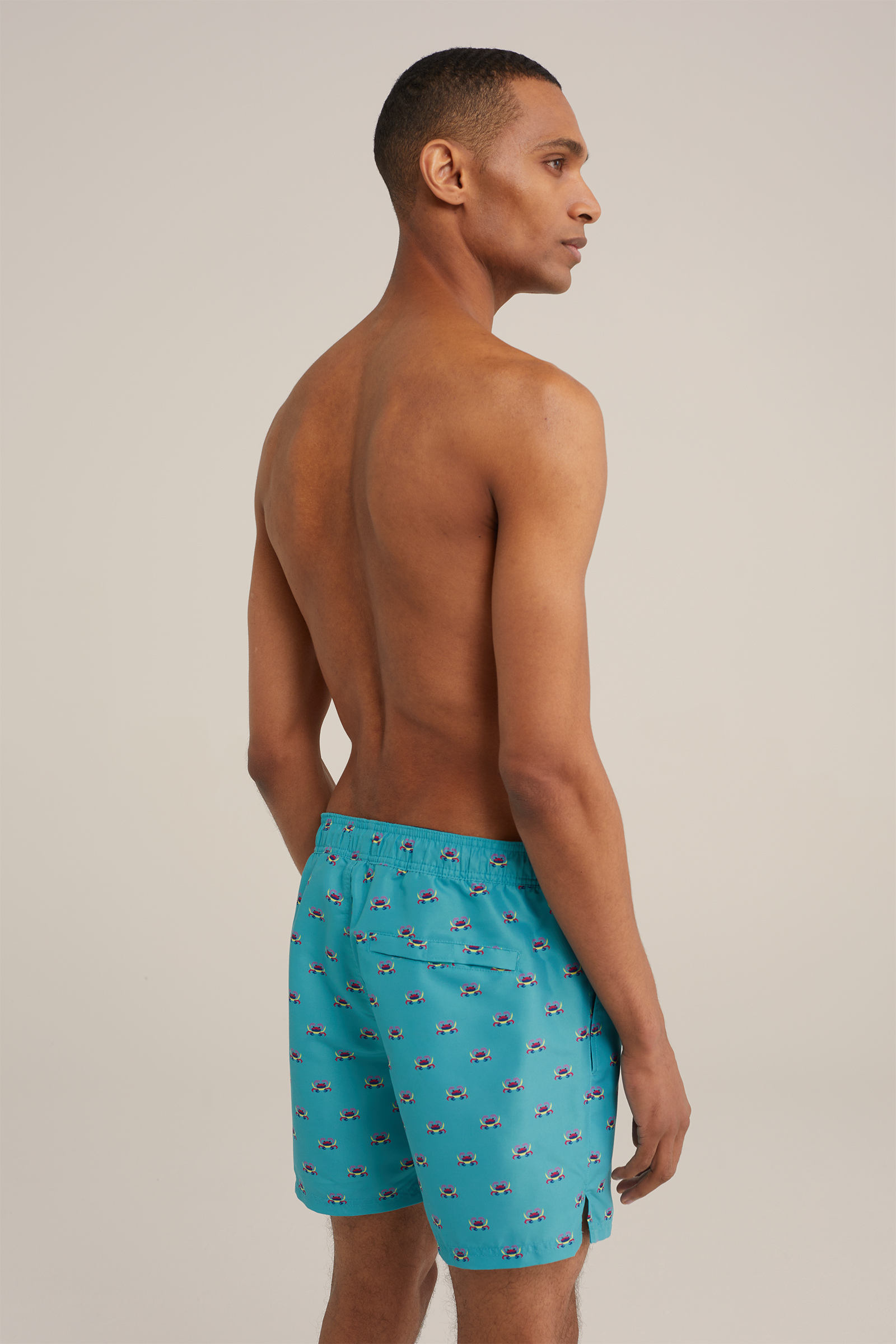 zwembroek met dessin WE Fashion Groenblauw