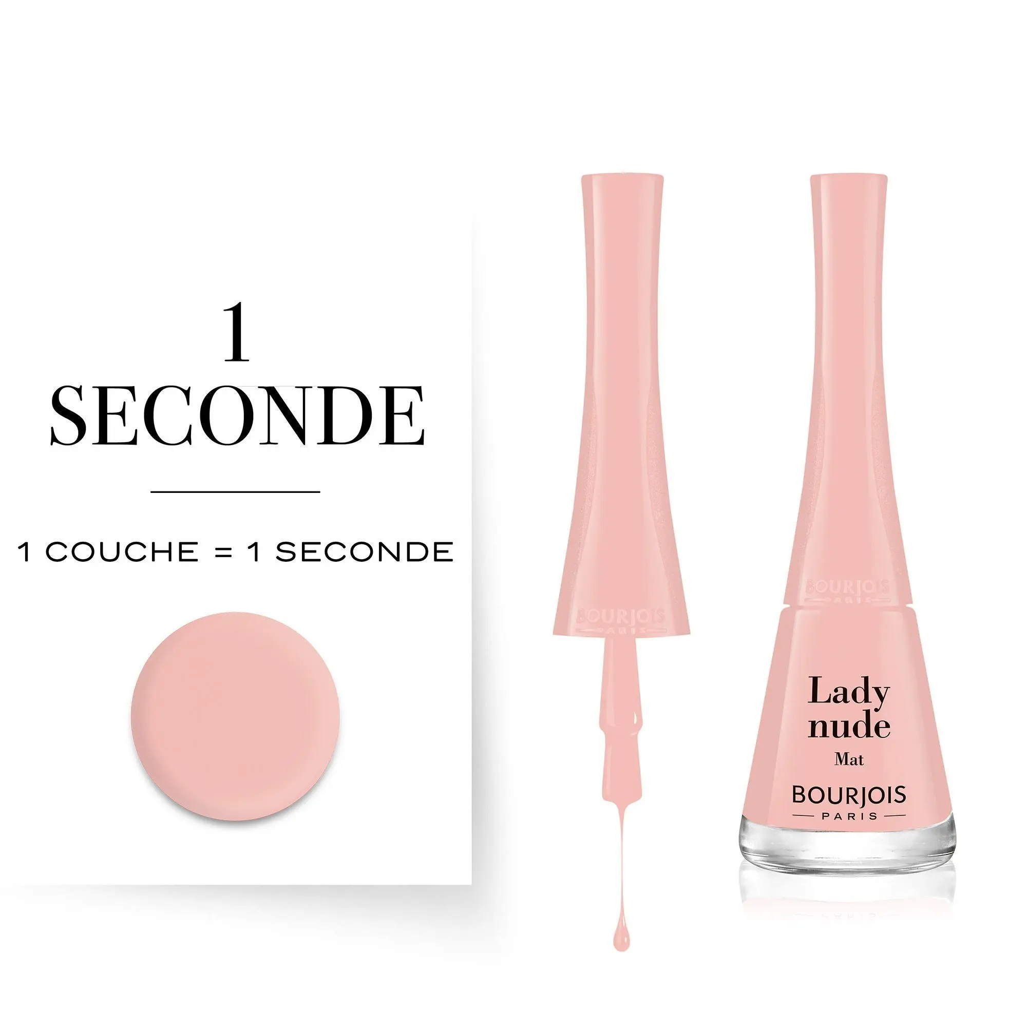 Bourjois - Vernis 1 Seconde Mat Vernis à ongles- Vernis à ongles