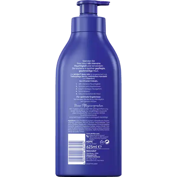 Body Milk mit Pumpspender