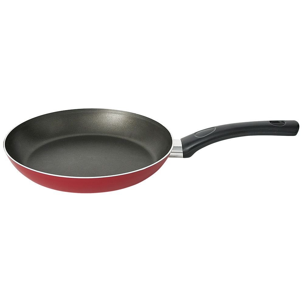 Poêle aluminium noir et rouge Ø24cm