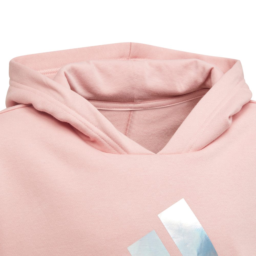 adidas Dance Metallic-Print Hoodie Mädchen wonder mauve
