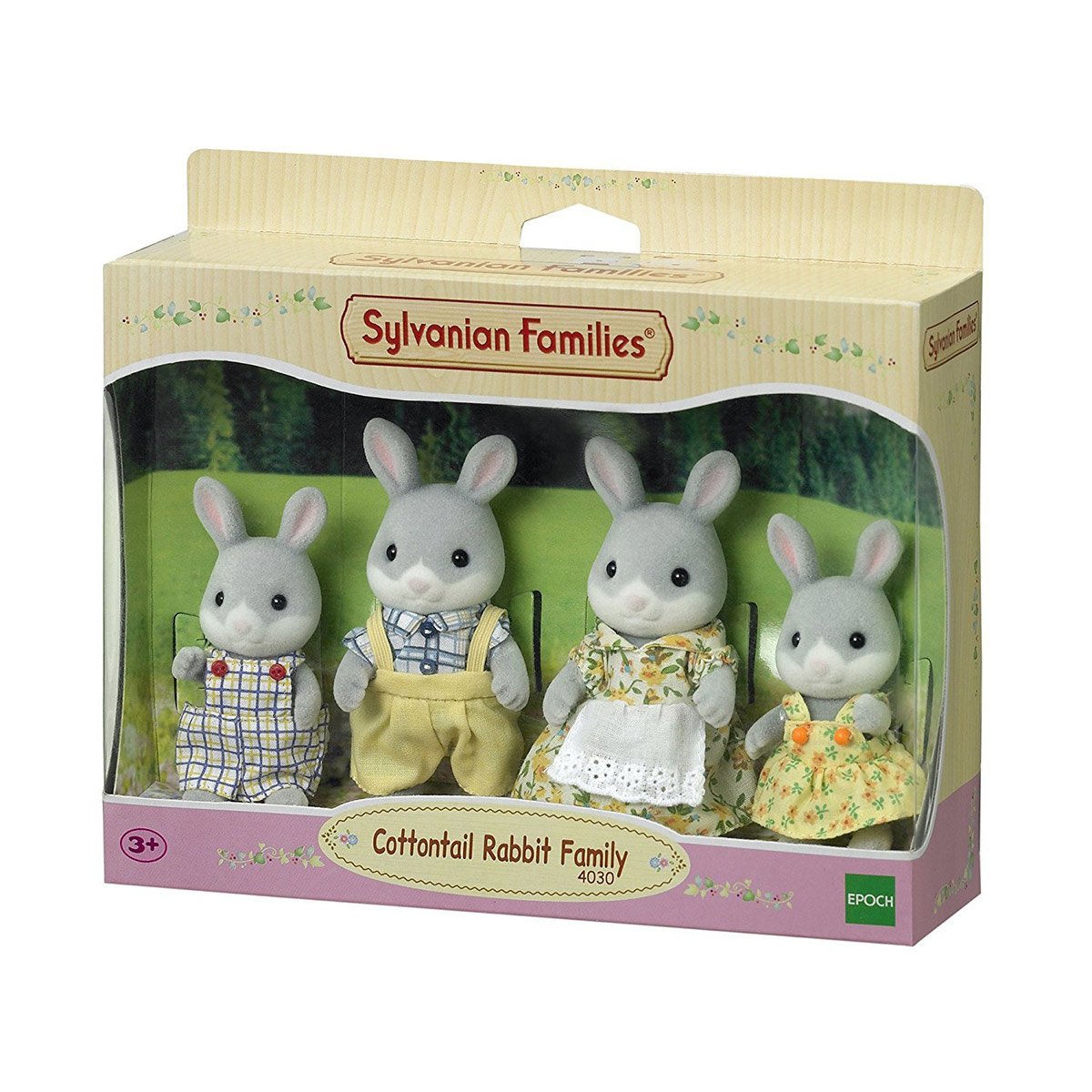 La famille Lapin gris Sylvanian Families 3134