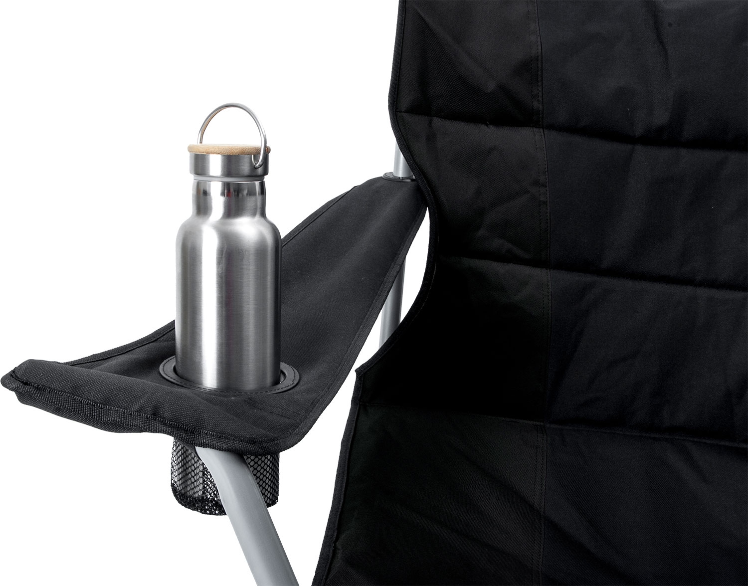 Basic Nature Travelchair Holiday Faltstuhl schwarz