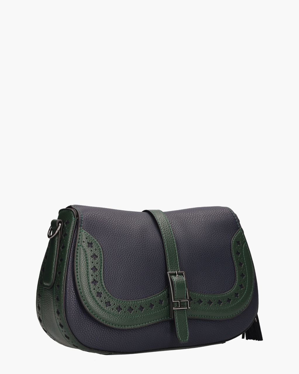 Hispanitas BI243536 Donkerblauw/Groen Tas