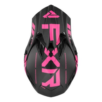 Casque cross FXR HELIUM RACE DIV BLACK/ELEC PINK 2022 - Noir / Rose