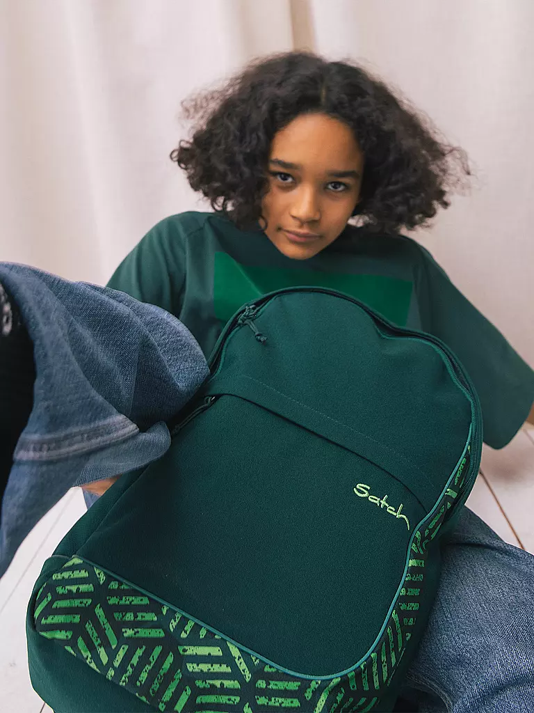 SATCH Rucksack Daypack Fly Get Lost grün