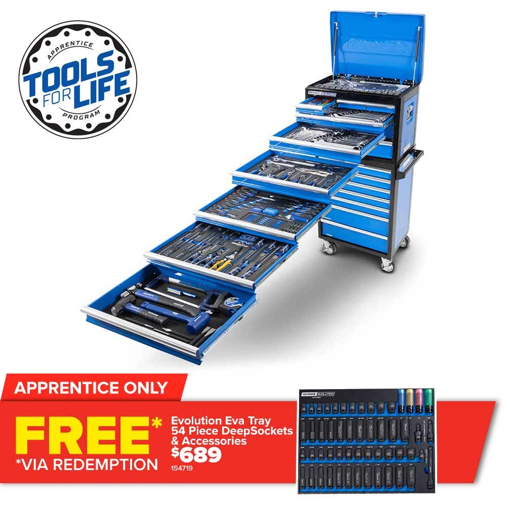 KINCROME TFL 312 Peças 14 Gavetas Evolution Workshop P1712
