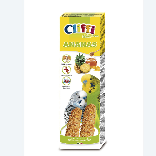 BARRAS CLIFFI PERICO Y EXOTICO (ABACAXI 2 UNIDADES (60 GR))
