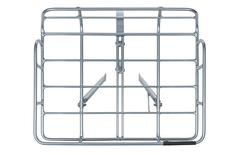 Gepäckträger Portland Front Carrier High SilberVorderradträger aus Aluminium