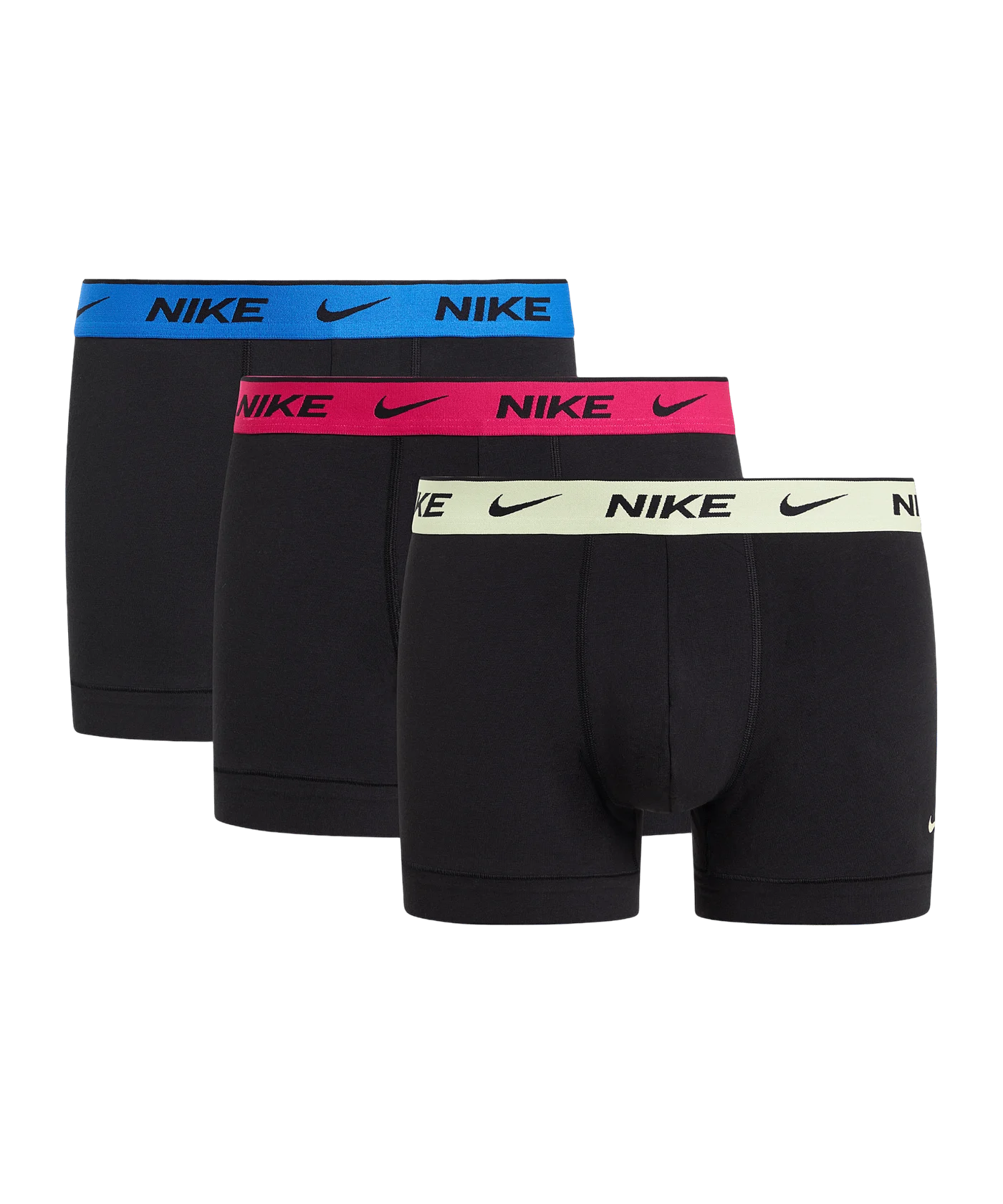 Nike Cotton Trunk Boxershort 3er Pack Schwarz FMT3