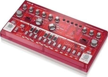 Behringer TD-3-SB Bassline synthesizer, rød, gjennomsiktig