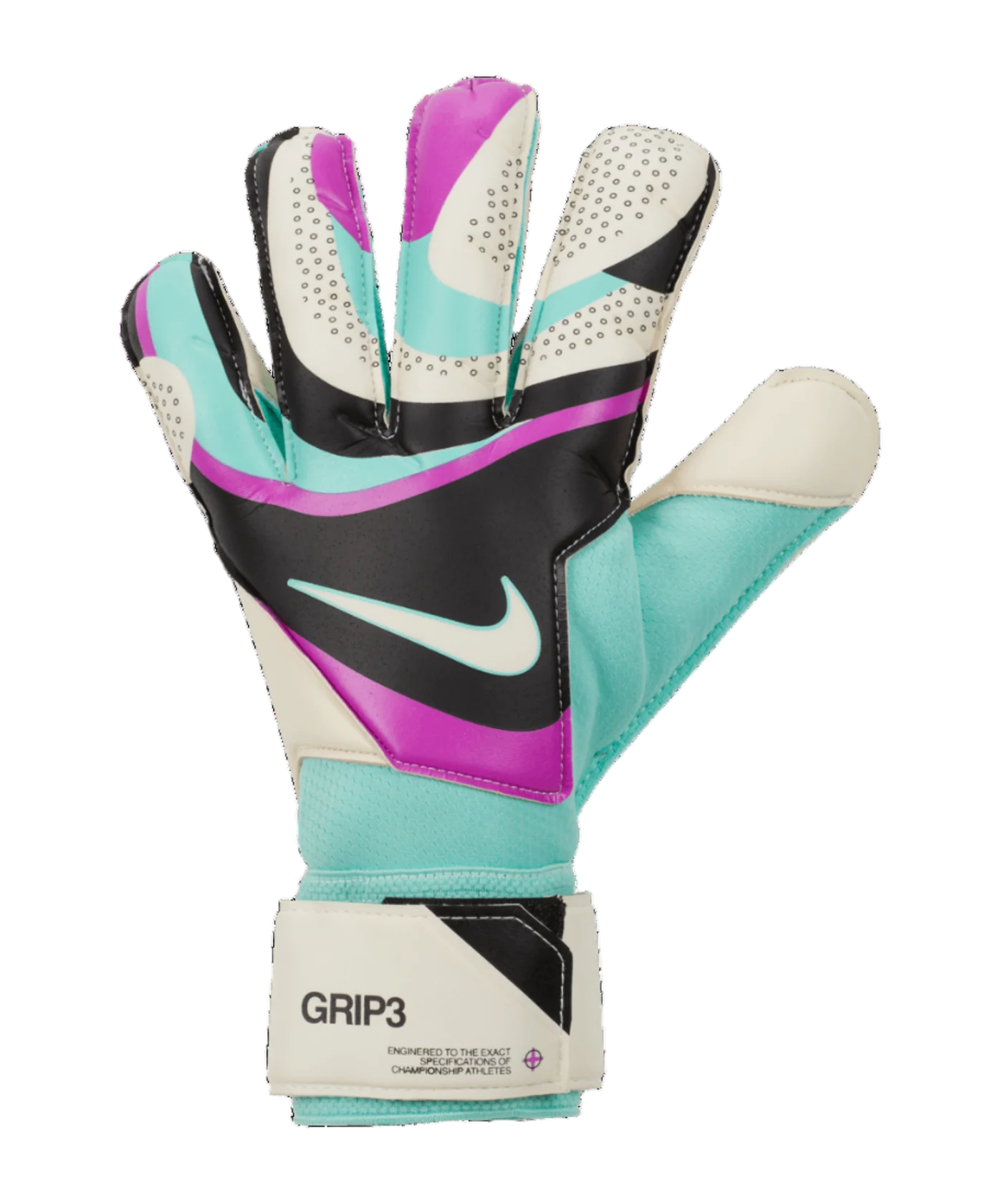 Nike Grip3 Torwarthandschuhe Schwarz Grün F010