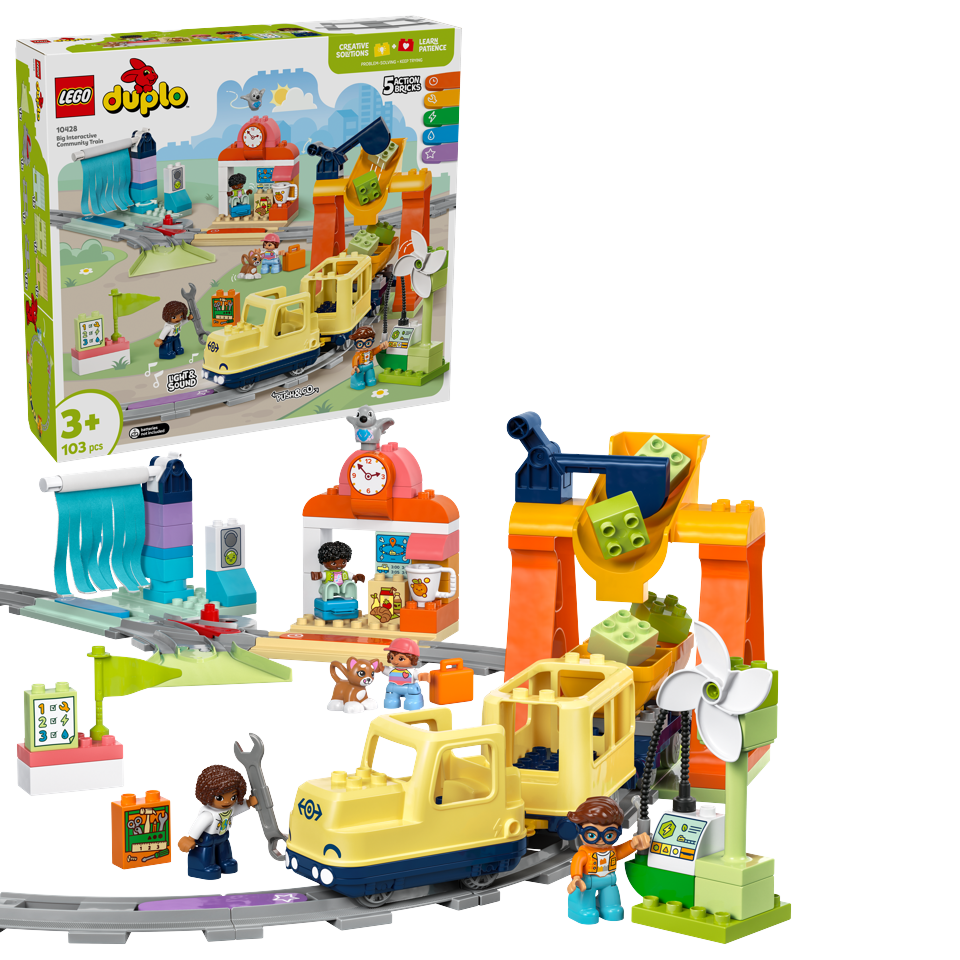 LEGO - DUPLO Town - Stort interaktivt lokalbanetog (10428)