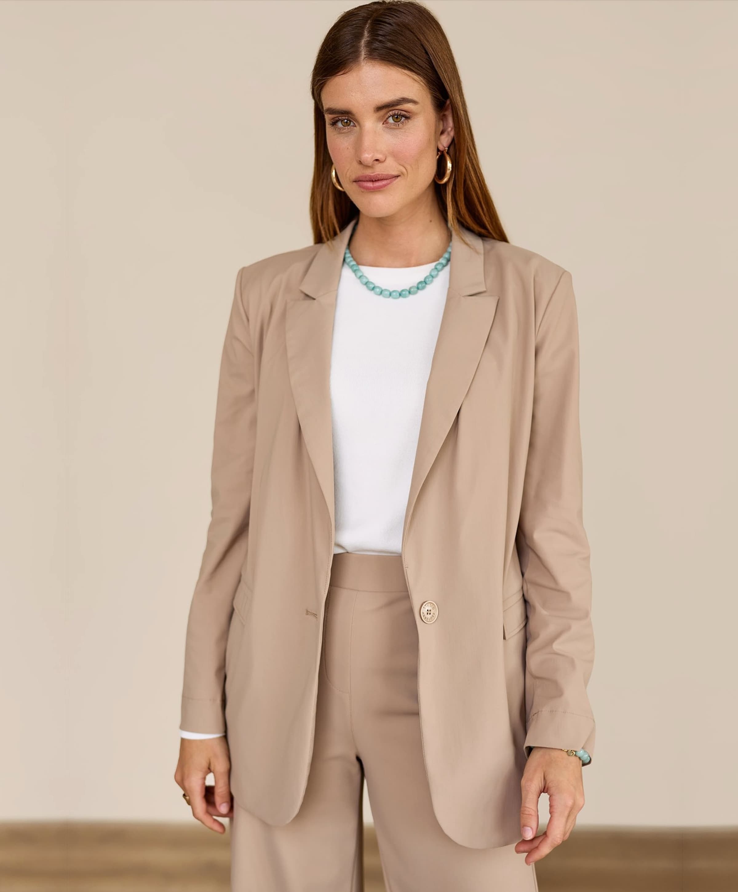 Studio Anneloes Dames blazer beige