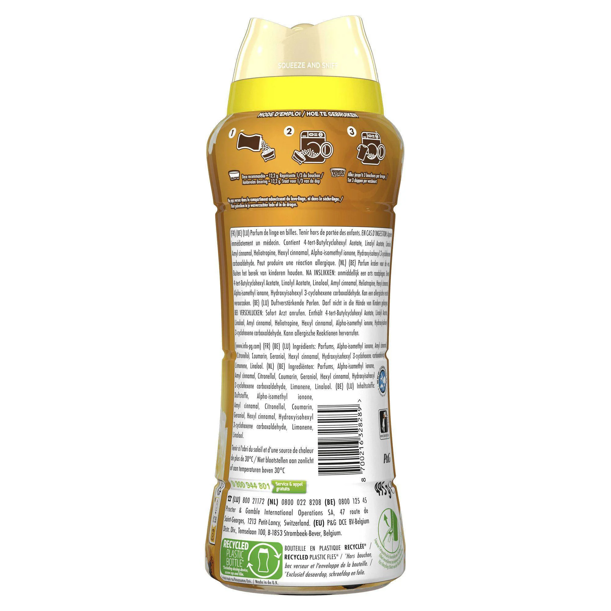 Lenor In-Wash geurbooster voor de was Orchidee en amber - 495 gram