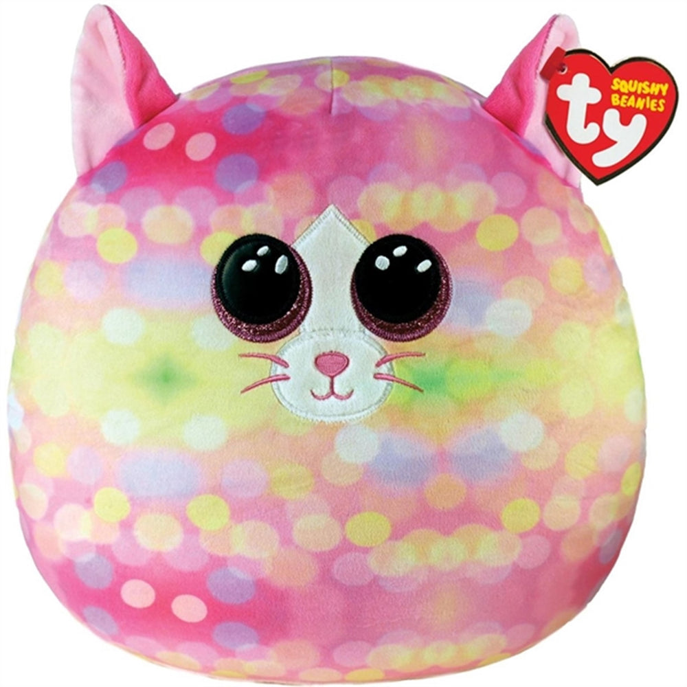 Squishy Beanies Sonny - Pink Pattern Kat Squish 35cm