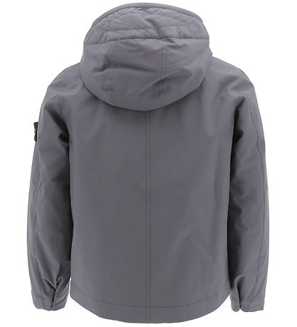 Stone Island Softshelljakke m. Vattering - Lead Grey