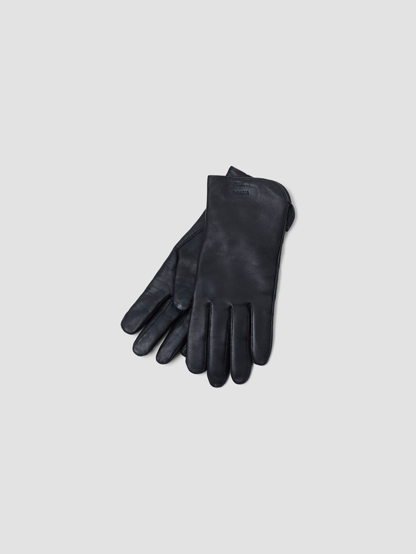 Lora skinnhansker Black
