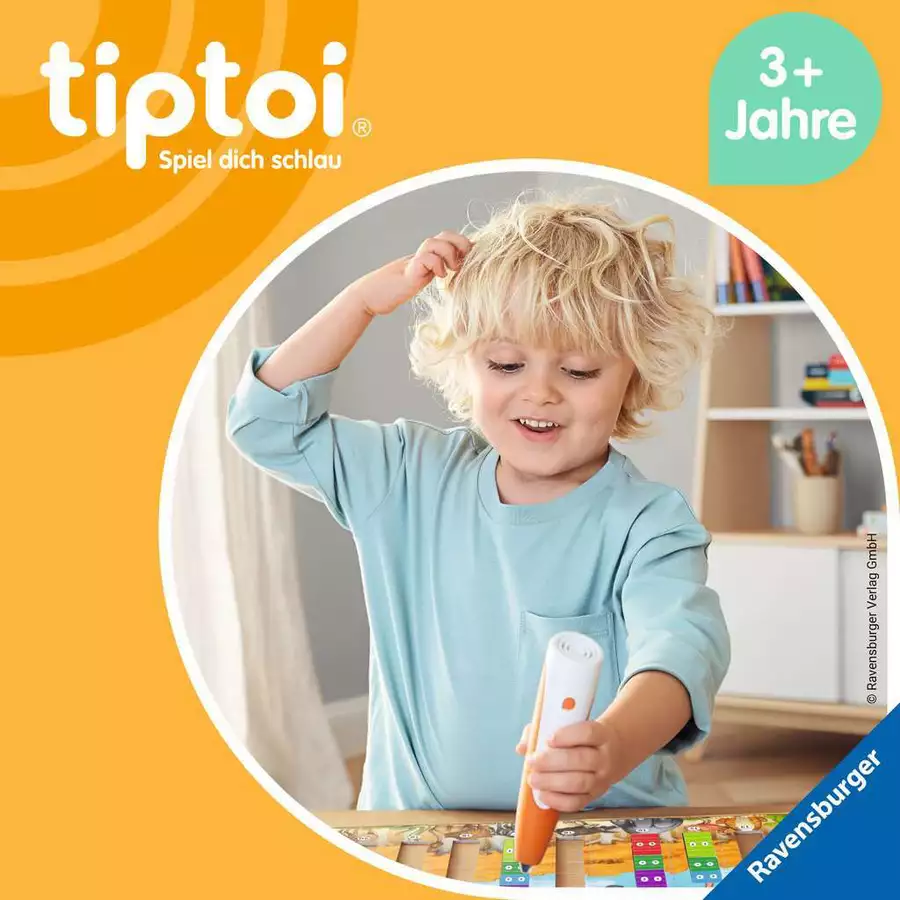 Ravensburger tiptoi® Puzzle für kleine Entdecker: Bauernhof bunt