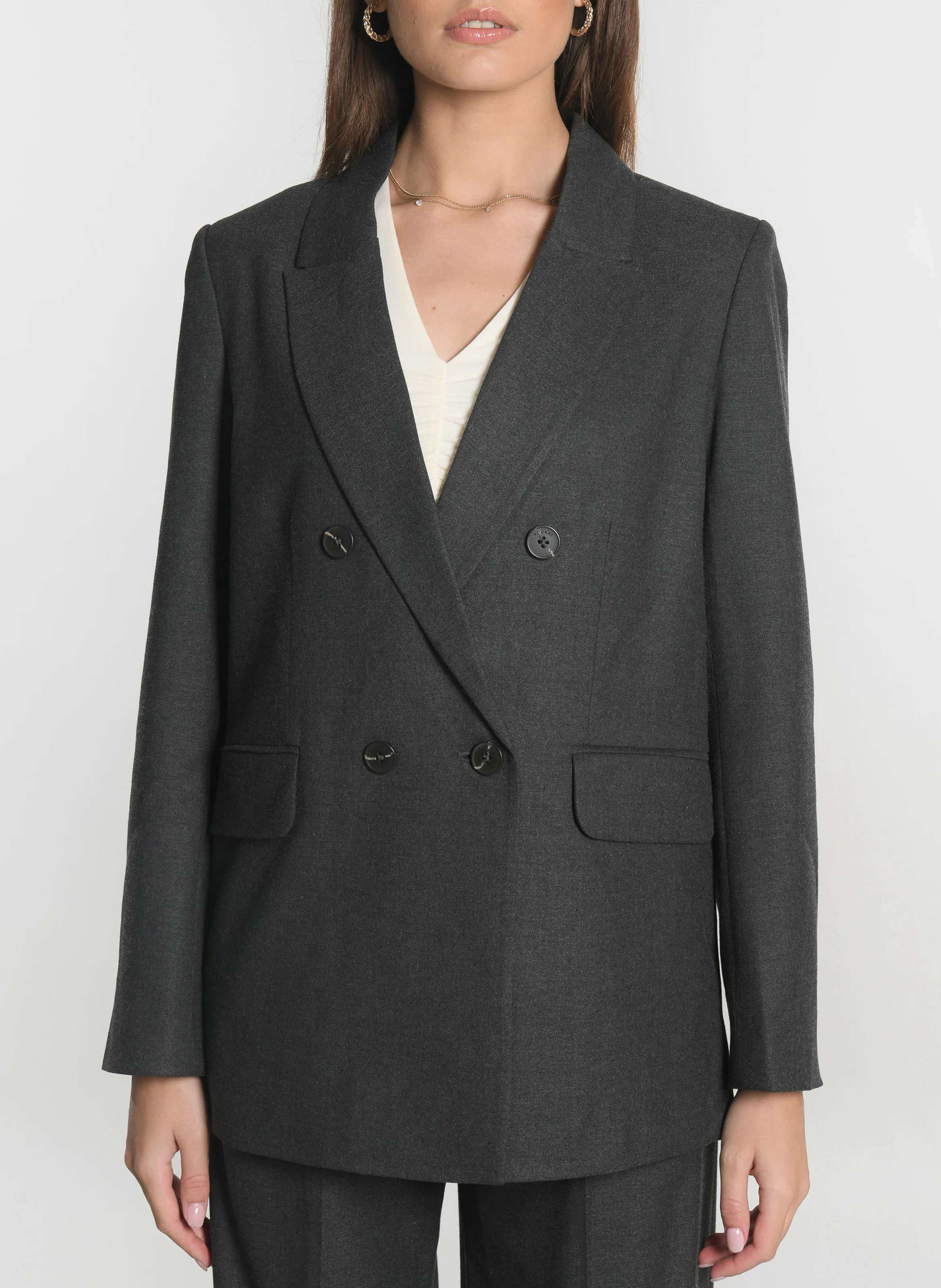 SHEILA - Veste de tailleur| Gris