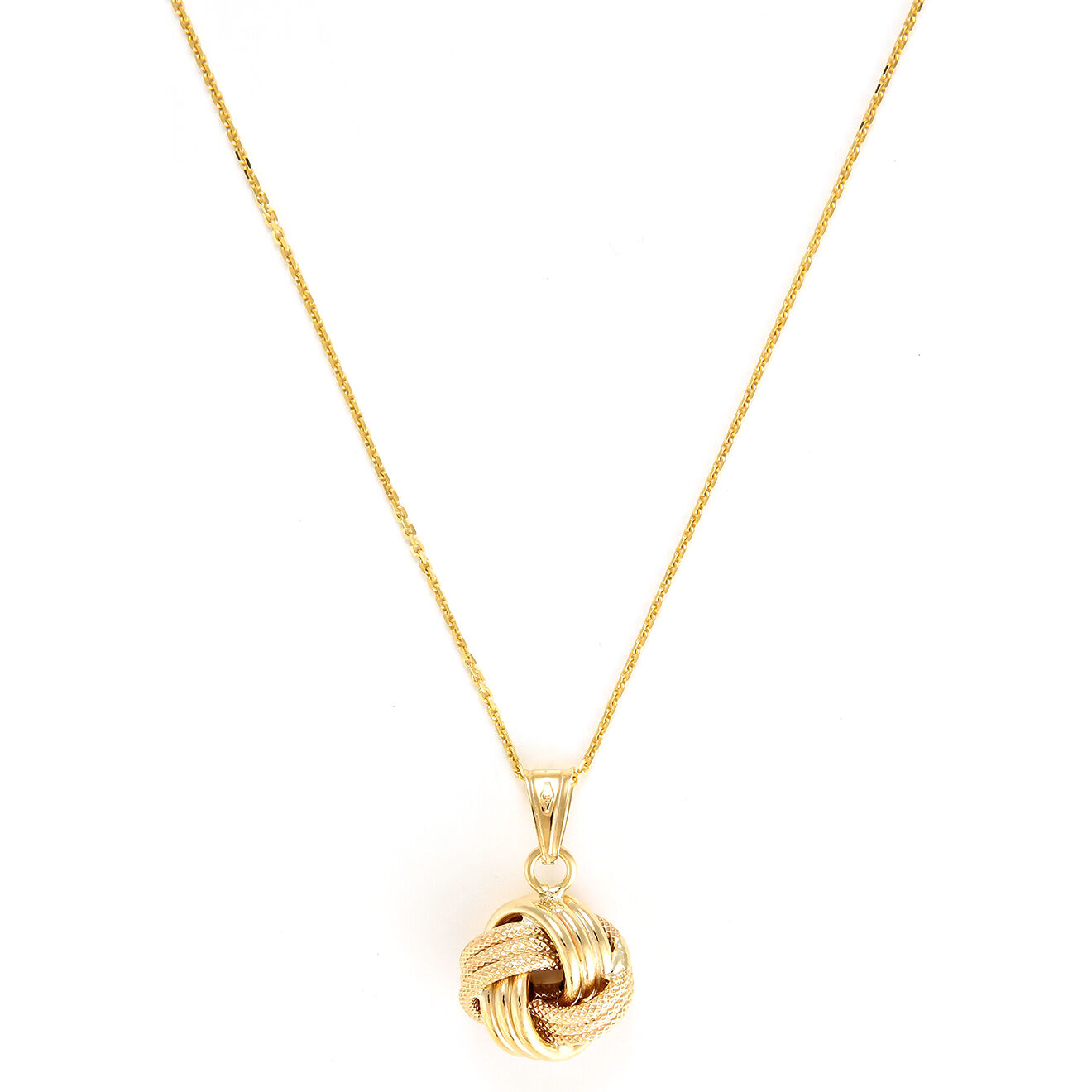 Instant d'Or Pendentif Noeud Torsadé or jaune