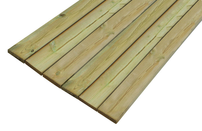 Imp. terrassebrædder fyr 32 x 125 mm x 4,2 meter
