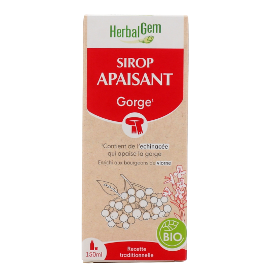 Herbalgem Sirop Refroidissements Gorge Bio
