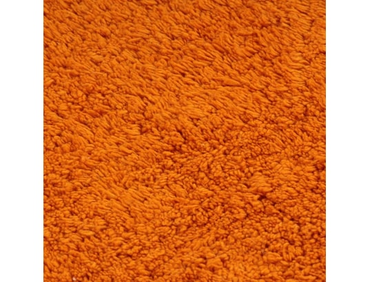 VIDAXL - Tapis de bain Tapis de salle de bain 2 pcs tissu orange