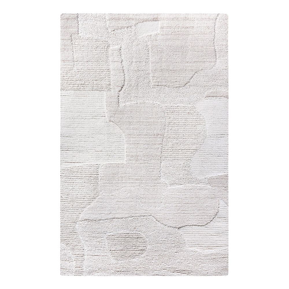 GULVTEPPE FISET ULL/BOMULL 160X230CM BEIGE