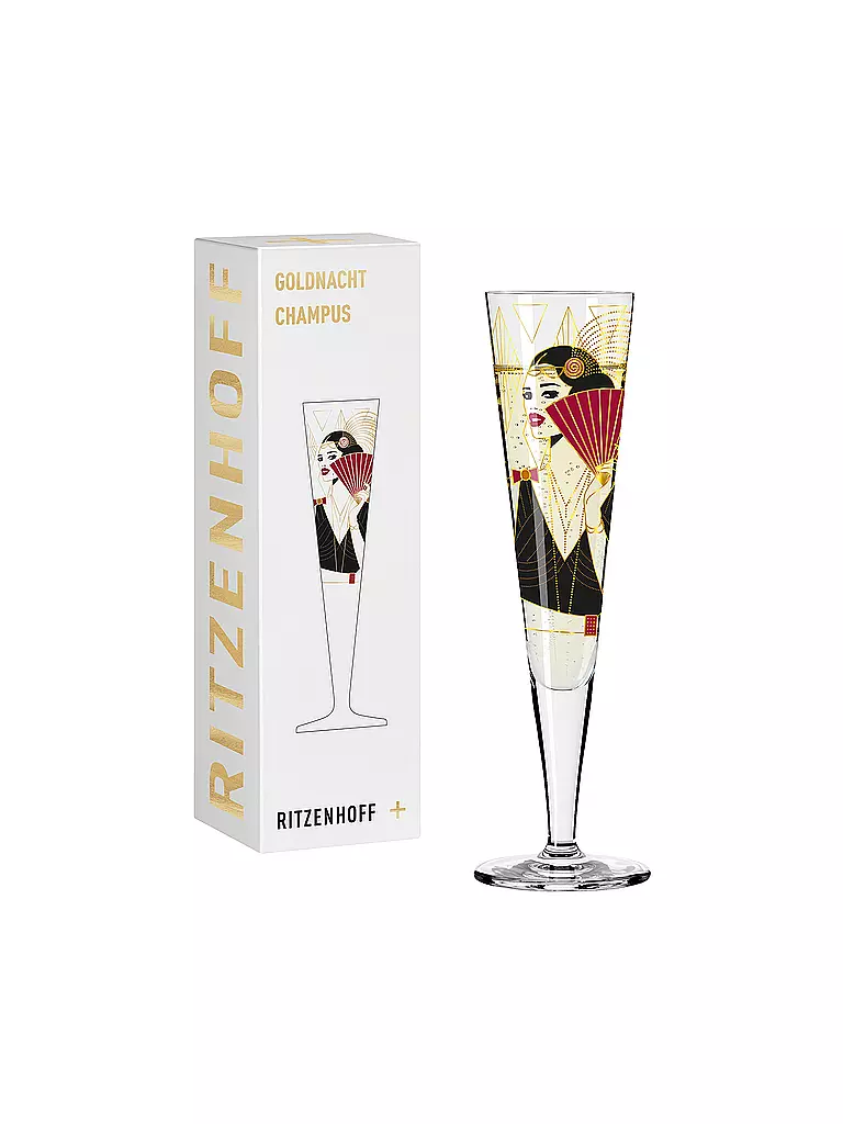 RITZENHOFF Champagnerglas Goldnacht 2022 #28 Samy Halim gold