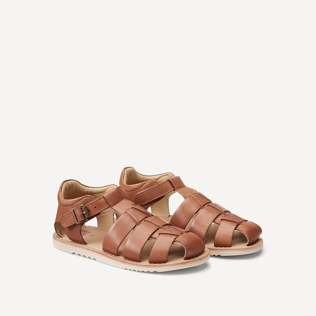 COLEÇÕES LA REDOUTE<br>Leren sandalsen